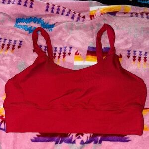 LA Society Vibrant Red Sports Bralette XL